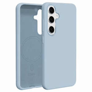 449487_oryg Etteri Silicone Mag case for Samsung Galaxy S25 light blue