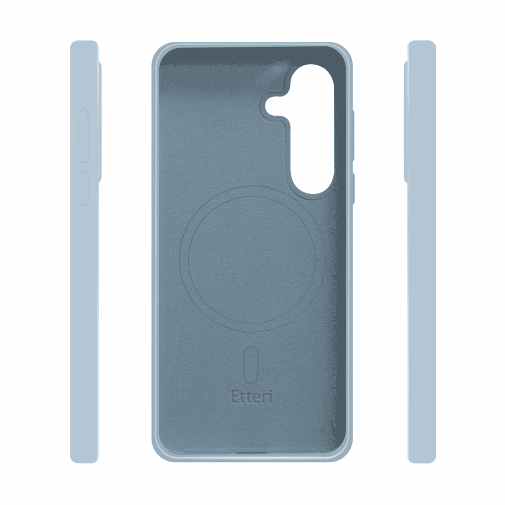 449490_oryg Etteri Silicone Mag case for Samsung Galaxy S25 light blue