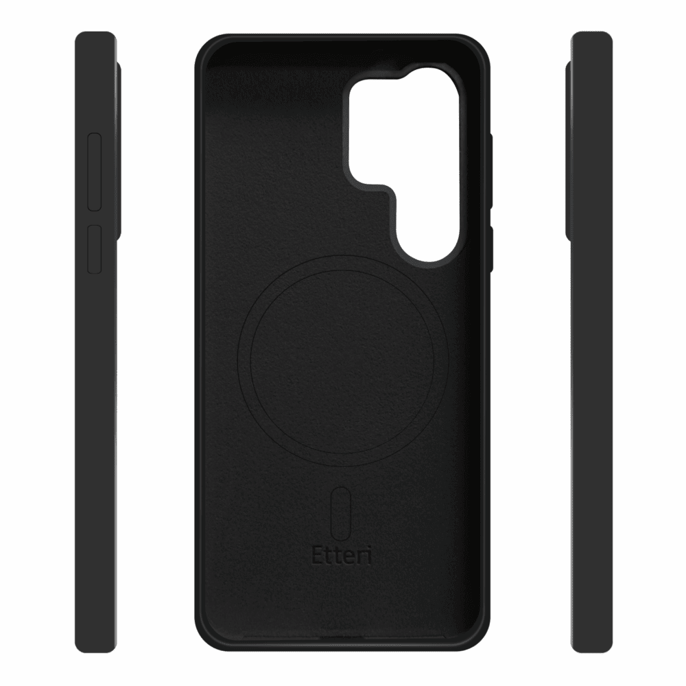 449507_oryg Etteri Silicone Mag case for Samsung Galaxy S25 Ultra black