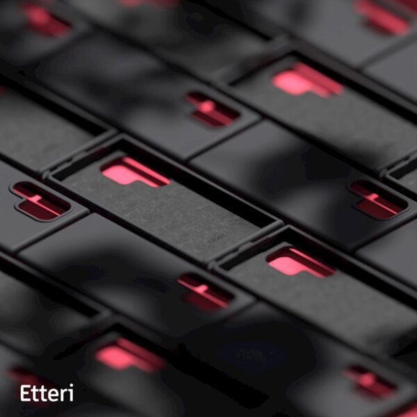 Etteri Silicone Mag case for Samsung Galaxy S25 Ultra black