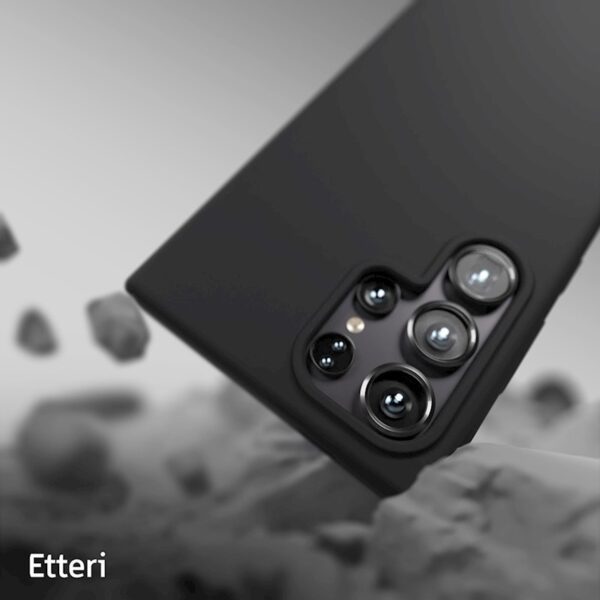Etteri Silicone Mag case for Samsung Galaxy S25 Ultra black