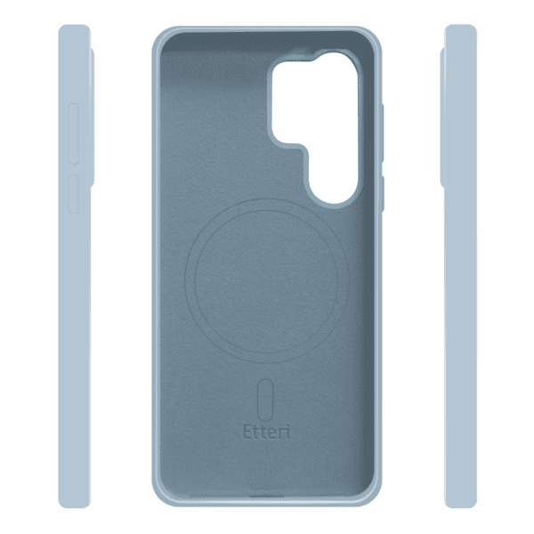 Etteri Silicone Mag case for Samsung Galaxy S25 Ultra light blue
