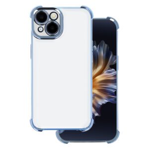 Anti Shock Chrome case for iPhone 16e blue