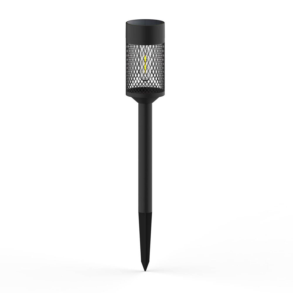 449720_oryg Forever Light Solar LED Lamp Steel Post SUNARI FLS-15 black