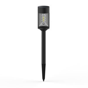 Forever Light Solar LED Lamp Steel Post SUNARI FLS-15 black