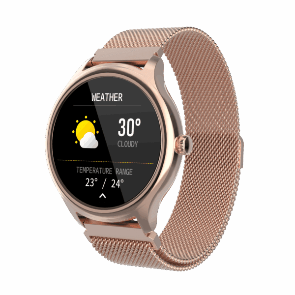 Forever smartwatch ForeVive 3 SB-340 gold with bluetooth speaker 3W