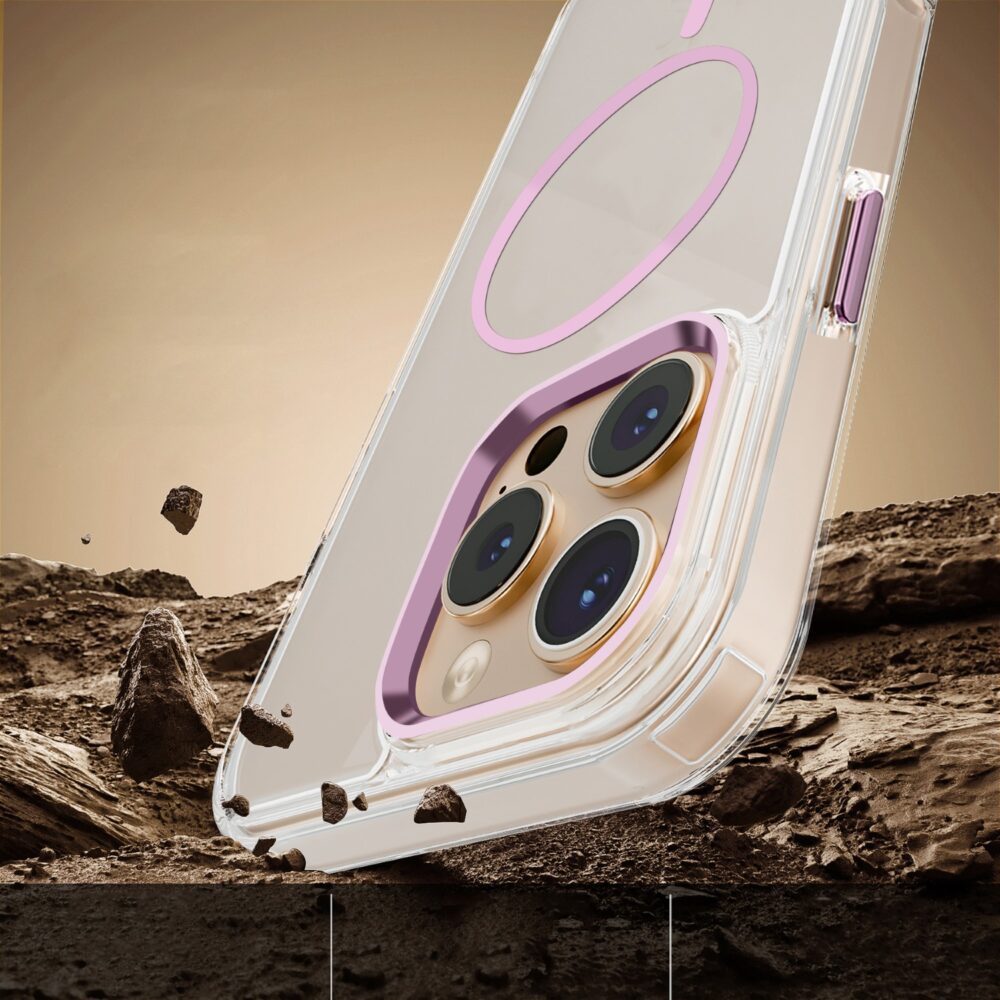 450165_oryg Clear Thin Mag case for iPhone 15 6,1" pink