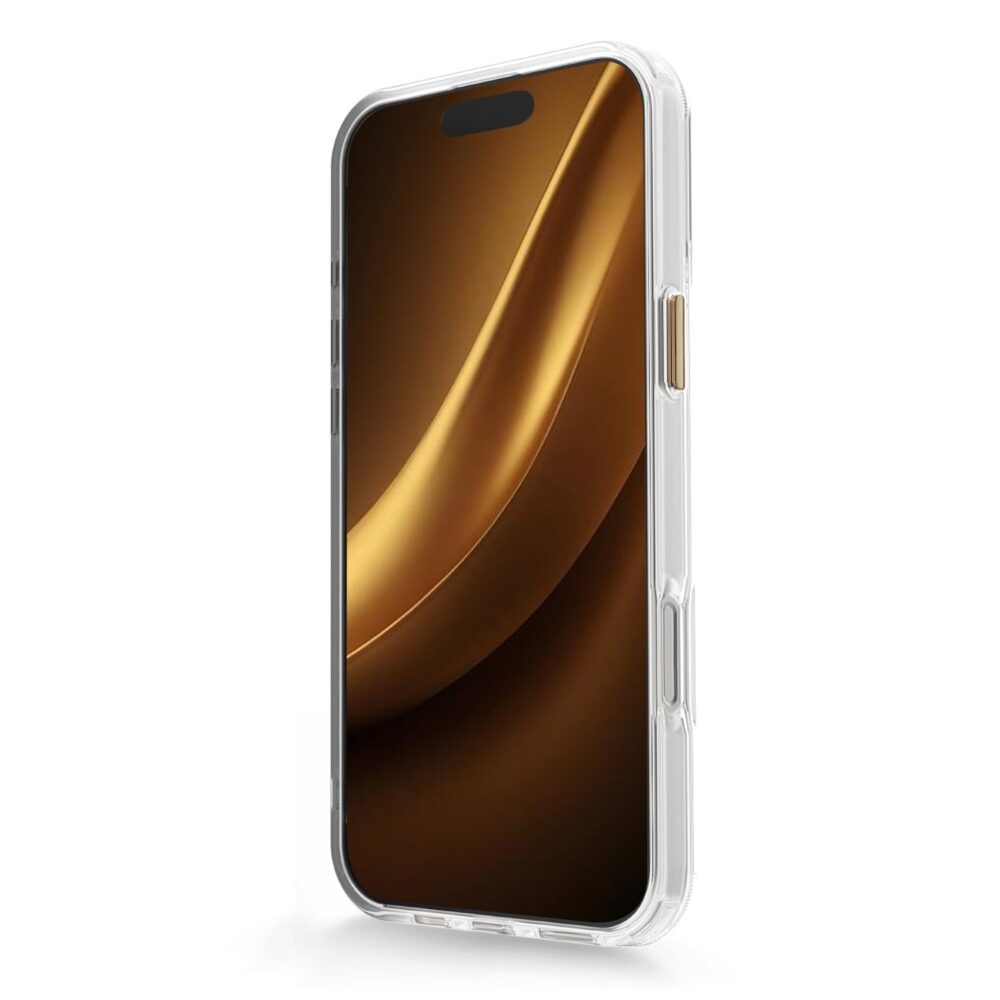 450169_oryg Clear Thin Mag case for iPhone 15 Pro 6,1" gold