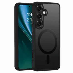 Etteri Matt Mag case for Samsung Galaxy S24 black