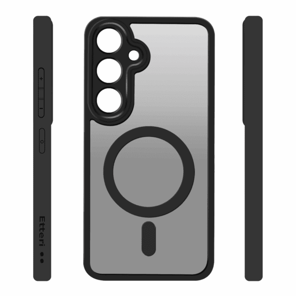 Etteri Matt Mag case for Samsung Galaxy S24 black