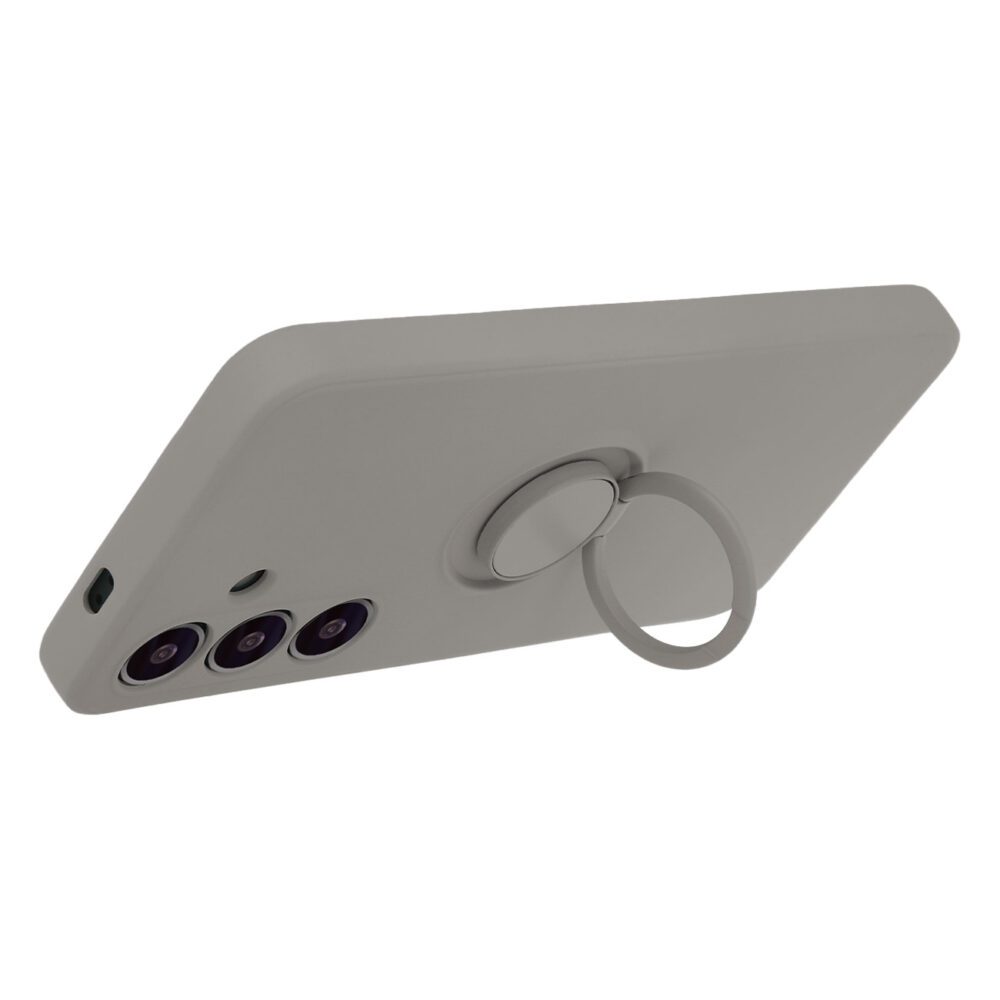 450319_oryg Finger Ring Case for Samsung Galaxy S23 FE light gray