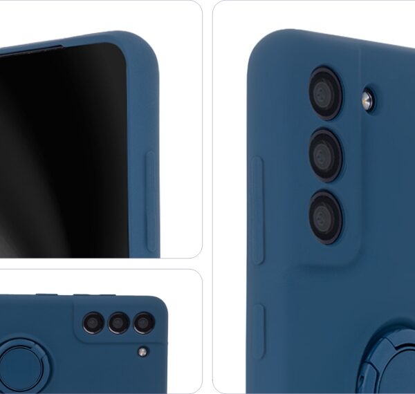 Finger Ring Case for Samsung Galaxy S21 FE blue