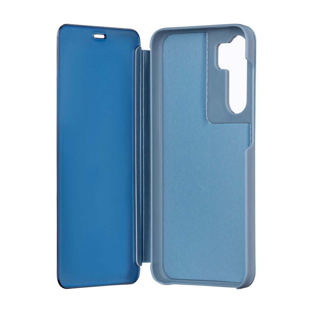 Fold Mirror View Case for Samsung Galaxy S23 FE blue