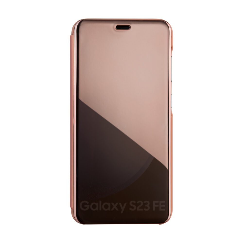 Fold Mirror View Case for Samsung Galaxy A54 pink