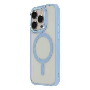 Satin Elegant Mag Case for iPhone 15 Plus 6,7" blue