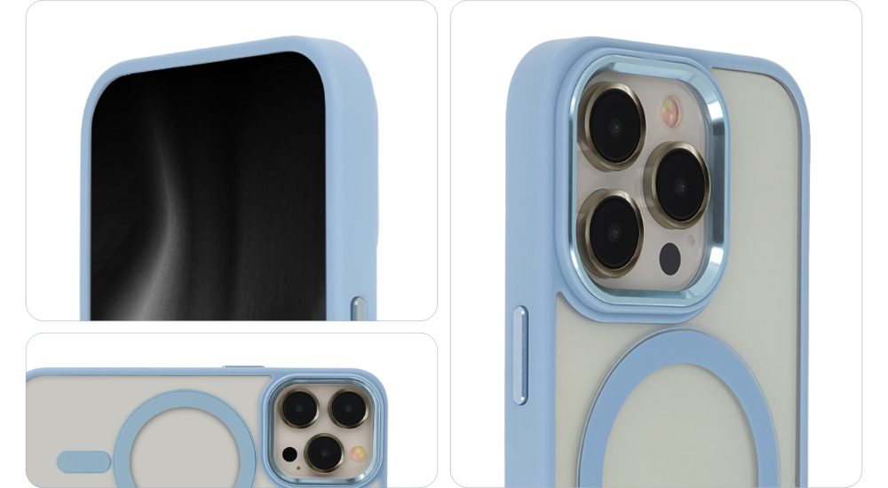 450367_oryg Satin Elegant Mag Case for iPhone 12 / 12 Pro 6,1" blue