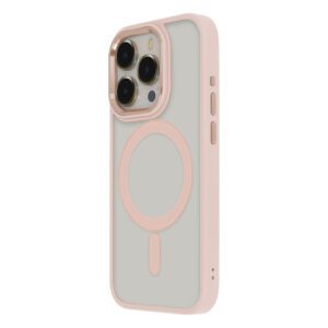 Satin Elegant Mag Case for iPhone 15 Plus 6,7" pink