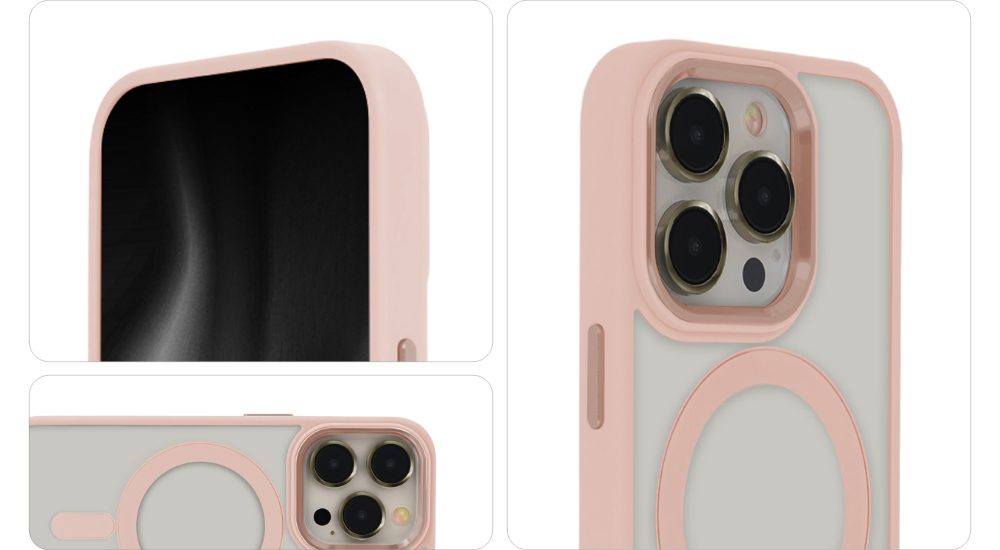 450371_oryg Satin Elegant Mag Case for iPhone 14 Pro 6,1" pink