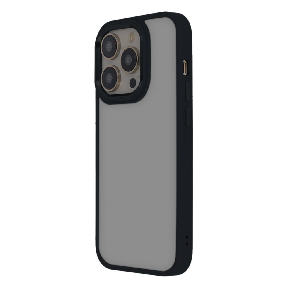 450373_oryg Satin Elegant Matt Case for iPhone 15 Pro Max 6,7" black