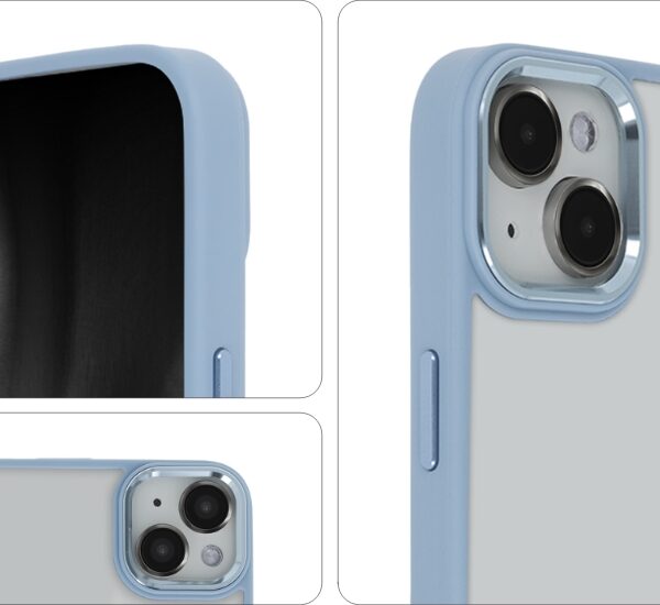 450379_oryg Satin Elegant Matt Case for iPhone 12 / 12 Pro 6,1" blue