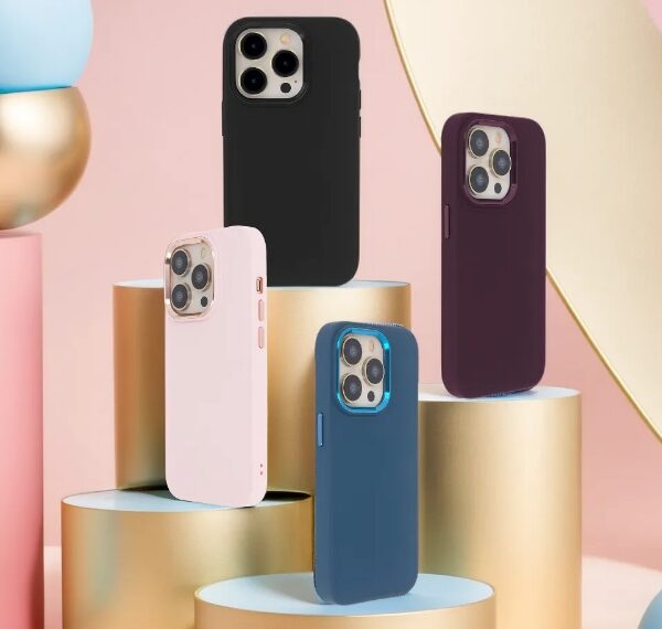 Satin Touch Case for Samsung Galaxy S24 Plus burgundy