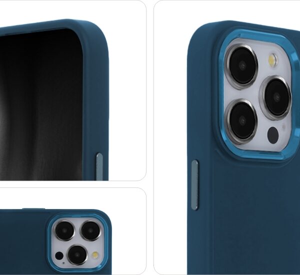 Satin Touch Case for Samsung Galaxy S24 Ultra dark blue