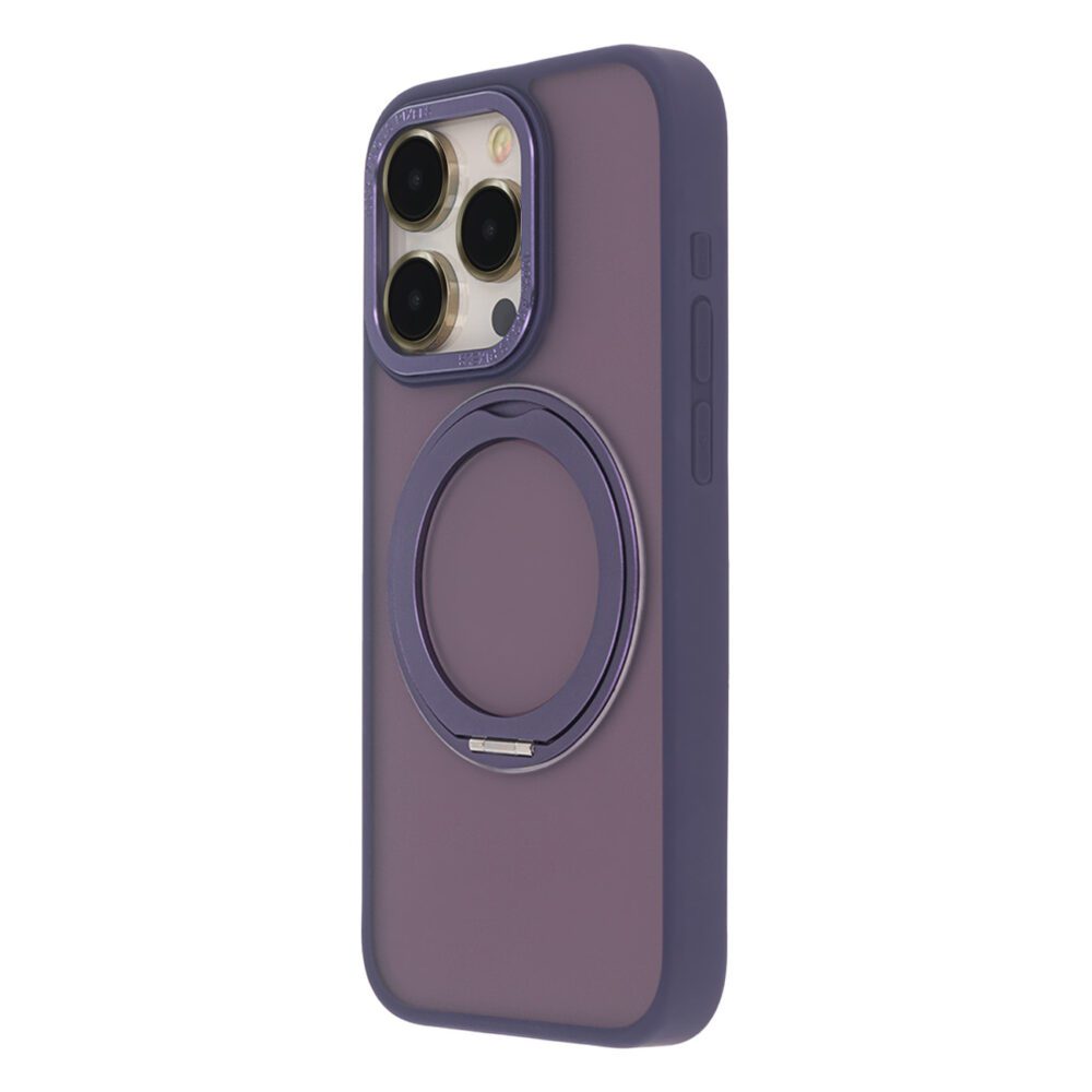 450405_oryg Secure Spinning Mag Case for iPhone 14 Pro 6,1" purple