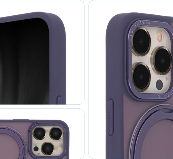 450408_oryg Secure Spinning Mag Case for iPhone 14 Pro 6,1" purple