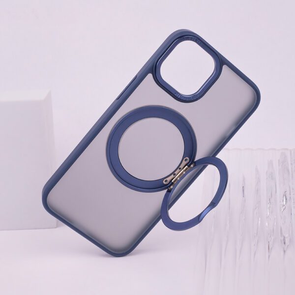 450412_oryg Secure Spinning Mag Case for iPhone 13 6,1" navy blue