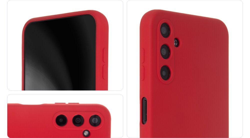 450437_oryg Silicon Soft Case for Samsung Galaxy S23 Ultra red