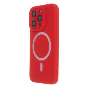 Silicon Soft Mag Case for iPhone 15 Pro 6,1" red