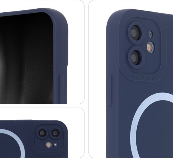 Silicon Soft Mag Case for iPhone 15 Pro 6,1" dark blue