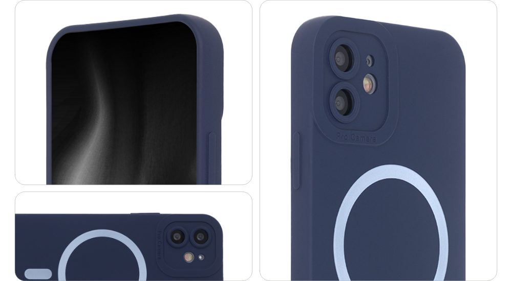 450450_oryg Silicon Soft Mag Case for iPhone 15 Pro 6,1" dark blue