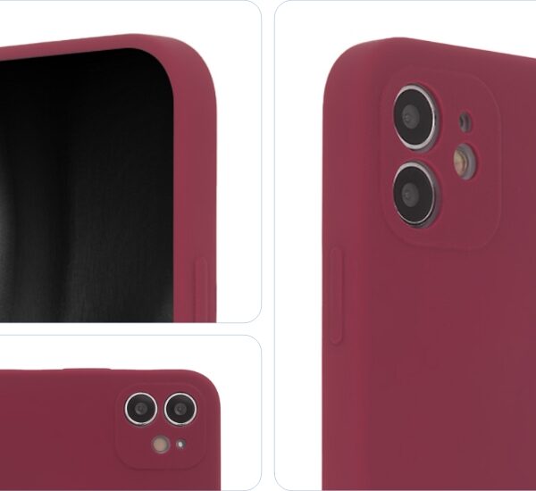 450454_oryg Soft Touch Mag Case for iPhone 14 Pro 6,1" burgundy
