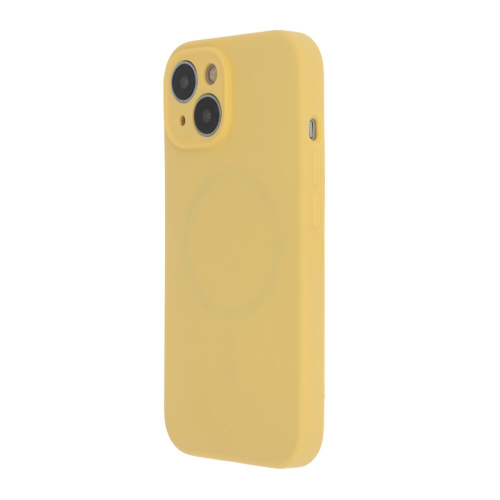450476_oryg Soft Touch Mag Case for iPhone 15 Pro 6,1" pastel yellow
