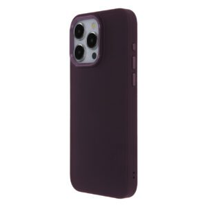 Satin Elegant Case for iPhone 15 Plus 6,7" burgundy