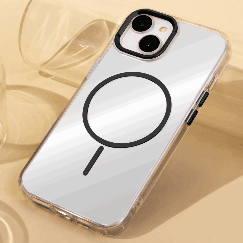 450638_oryg Clear Thin Mag case for iPhone 15 Pro 6,1" black