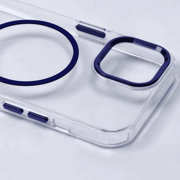 450641_oryg Clear Thin Mag case for iPhone 16 Pro Max 6,9" blue