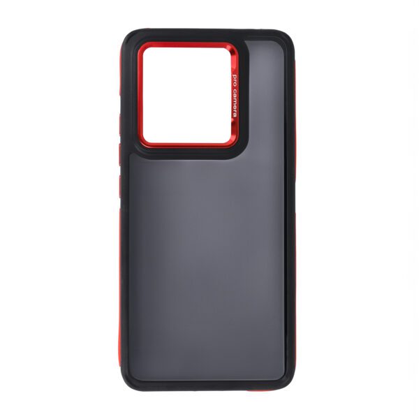 Crystal Black case for Xiaomi Redmi Note 14 5G (Global) red