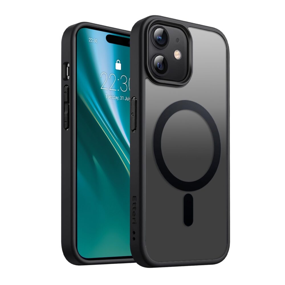 453388_oryg Etteri Matt Mag case for iPhone 12 / 12 Pro 6,1" black