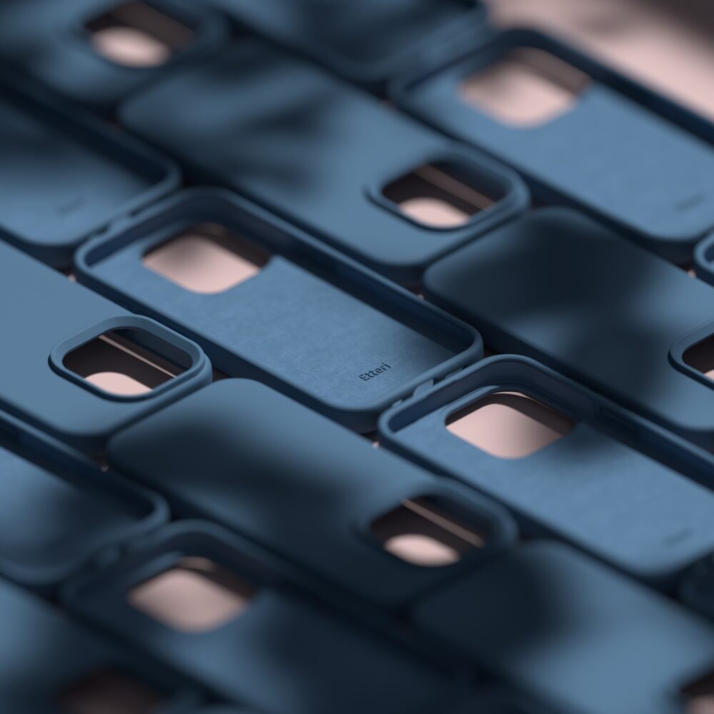 453510_oryg Etteri Silicone case for iPhone 11 dark blue