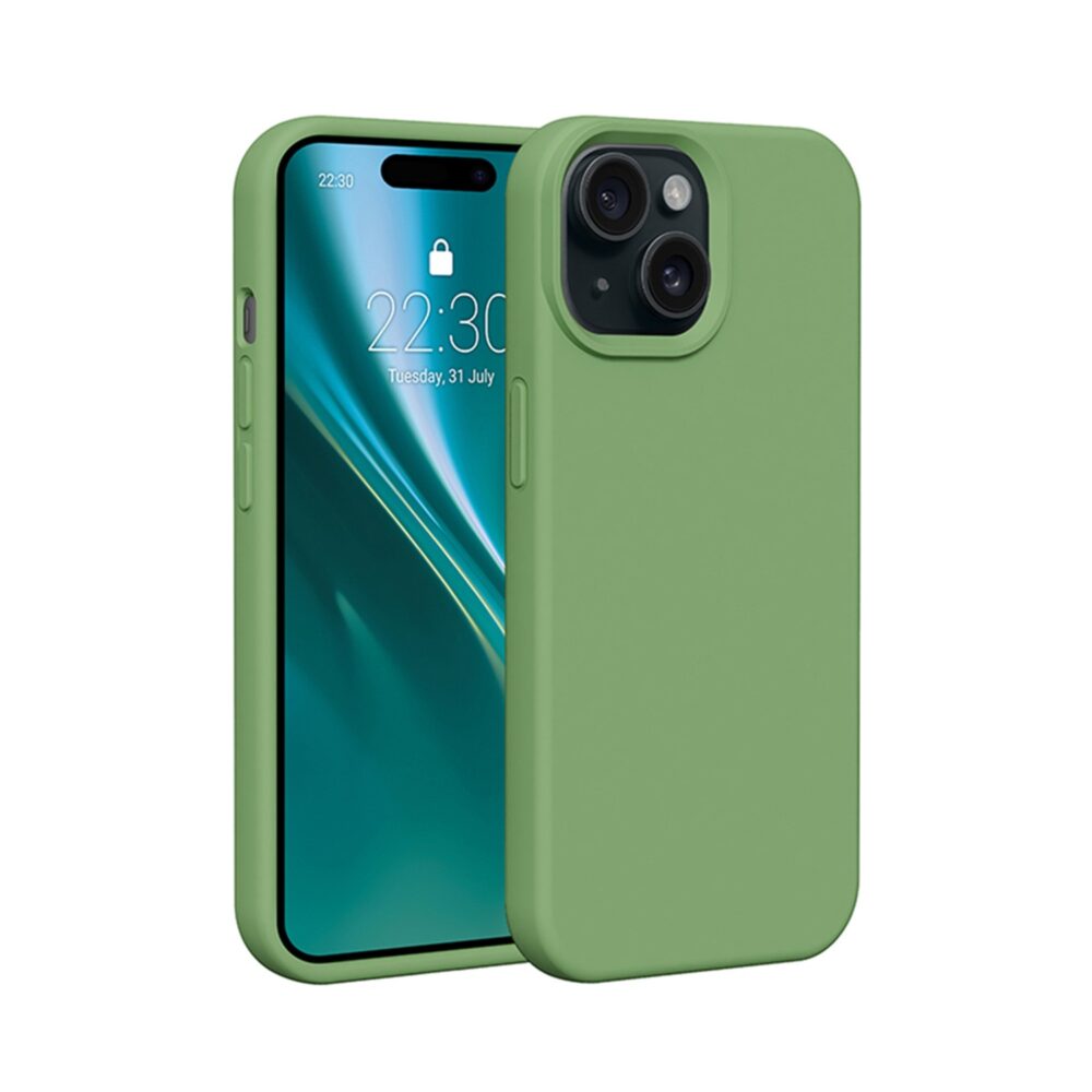 453539_oryg Etteri Silicone case for iPhone 11 light green
