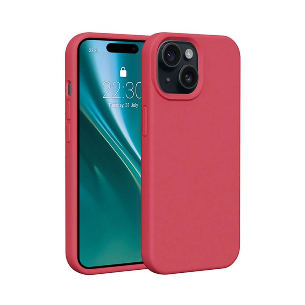 453548_oryg Etteri Silicone case for iPhone 11 raspberry