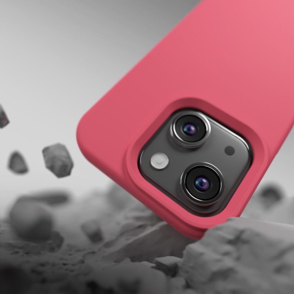 453553_oryg Etteri Silicone case for iPhone 11 raspberry