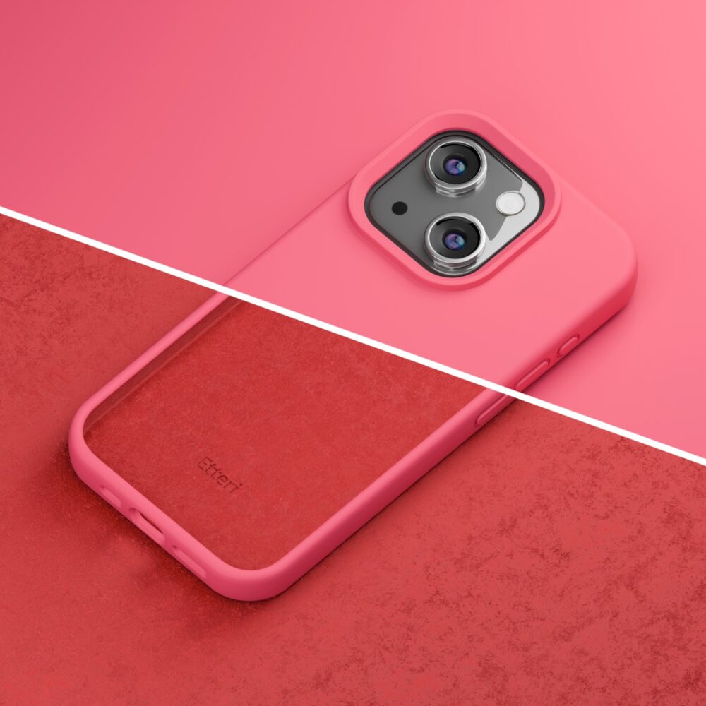 453554_oryg Etteri Silicone case for iPhone 11 raspberry