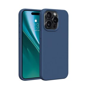 453557_oryg Etteri Silicone case for iPhone 12 / 12 Pro 6,1" dark blue