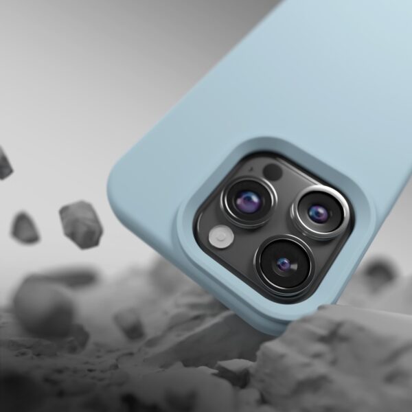 453581_oryg Etteri Silicone case for iPhone 12 / 12 Pro 6,1" light blue