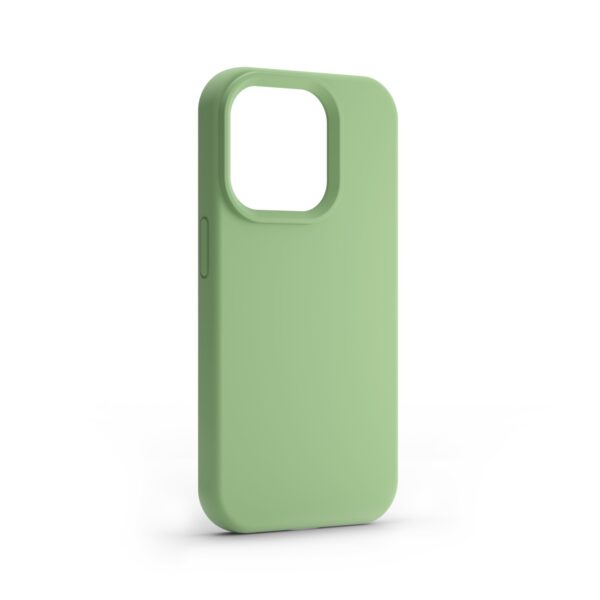 453596_oryg Etteri Silicone case for iPhone 12 / 12 Pro 6,1" light green