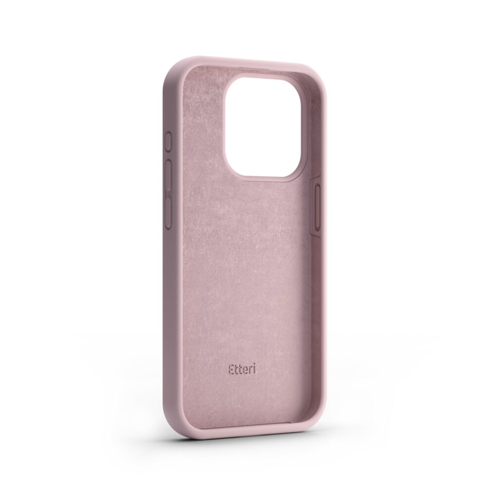 Etteri Silicone case for iPhone 13 6,1" light pink