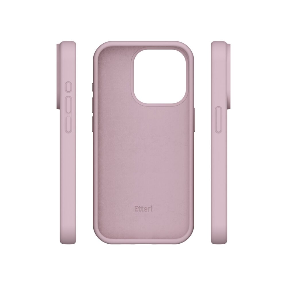 Etteri Silicone case for iPhone 13 6,1" light pink